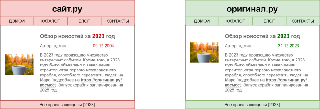 Имитация первоисточника